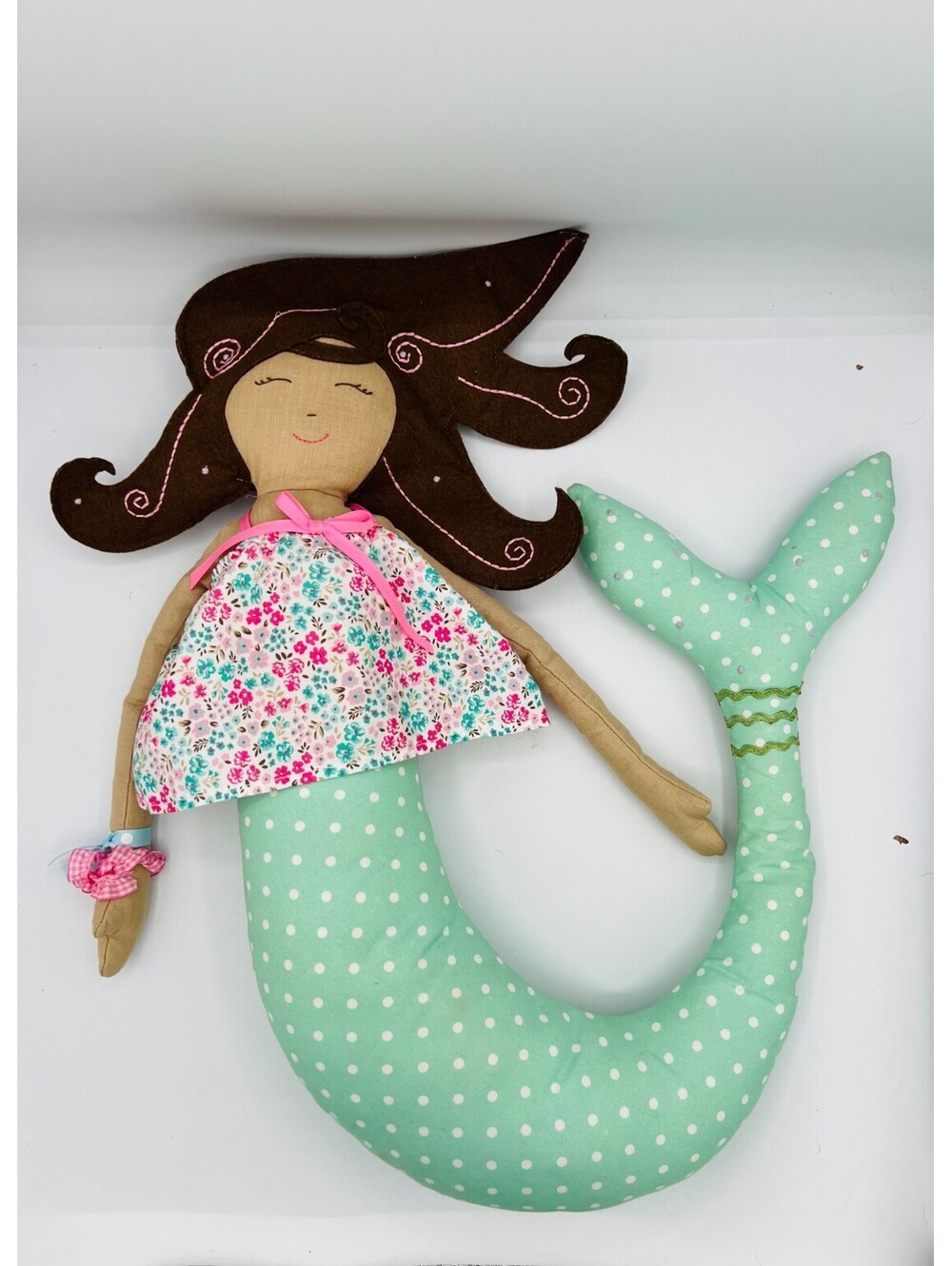Beautiful Rare 2011 Pottery Barn Kids Mermaid Plush 21"